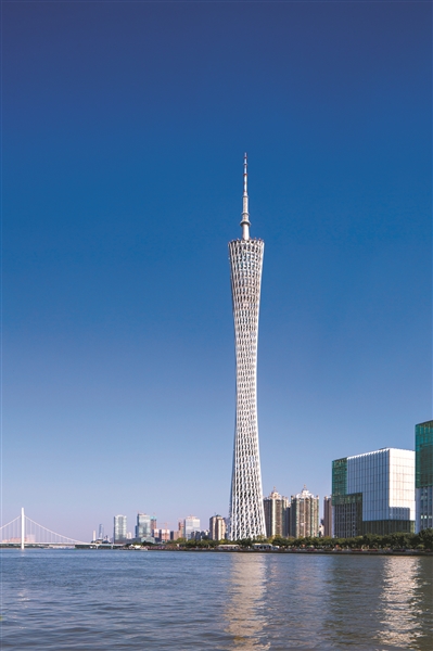 ③廣州塔 建筑總高度600米，主塔體高450米，是當時中國第一、世界第三旅游觀光塔，創造了一系列建筑上的“世界之最”。