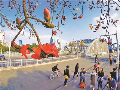 海珠橋?qū)⑴R時(shí)封閉。(資料圖片)