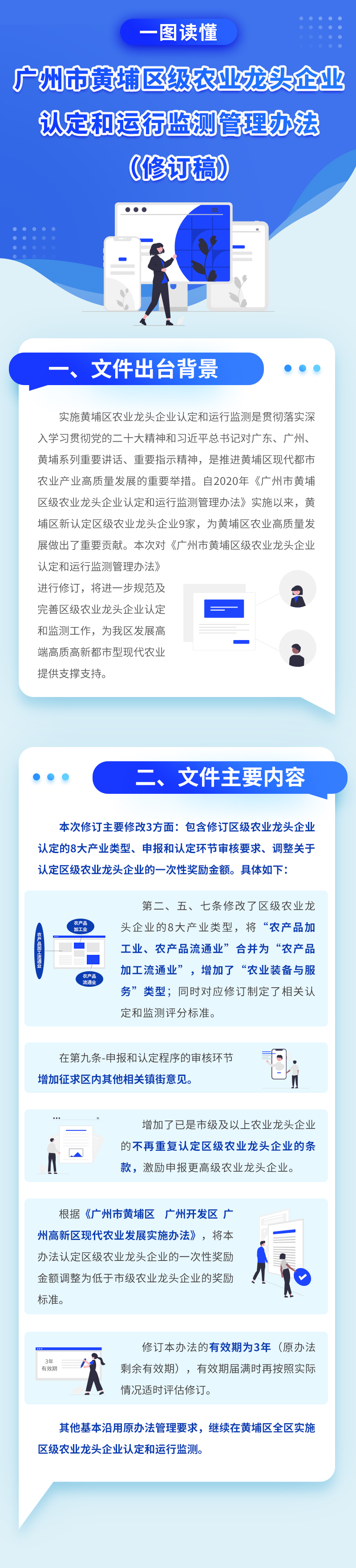 【一圖讀懂】廣州市黃埔區級農業龍頭企業認定和運行監測管理辦法.jpg