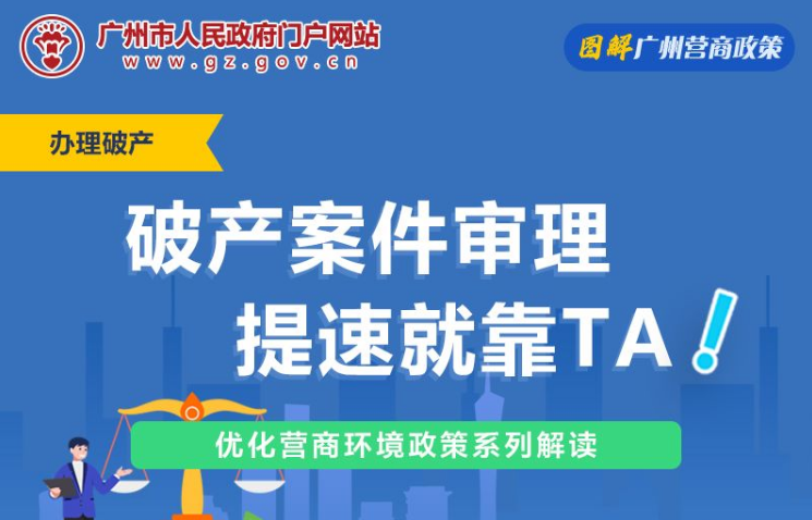 【一圖讀懂】廣州市中級人民法院關于建立破產審判快速機制的若干意見