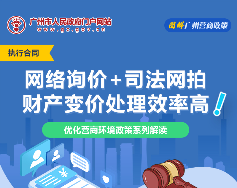 【一圖讀懂】廣州市中級人民法院關于執行程序中財產變價處理的若干規定（試行）