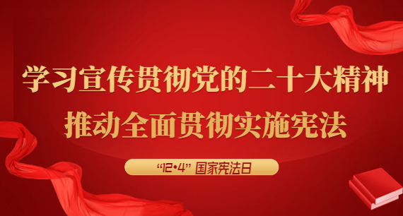 學(xué)習(xí)宣傳貫徹黨的二十大精神，推動(dòng)全面貫徹實(shí)施憲法