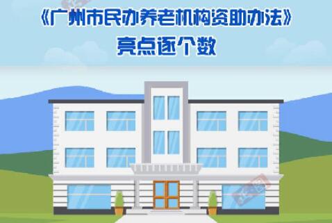 【一圖讀懂】《廣州市民辦養(yǎng)老機構(gòu)資助辦法》的解讀