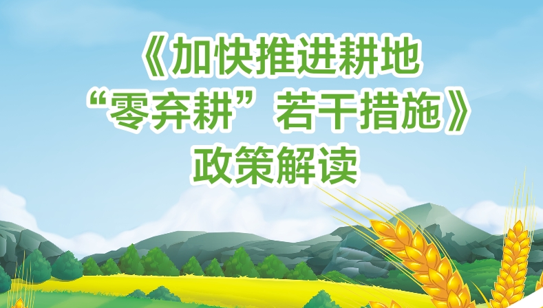 【一圖讀懂】《加快推進耕地“零棄耕”若干措施》的解讀