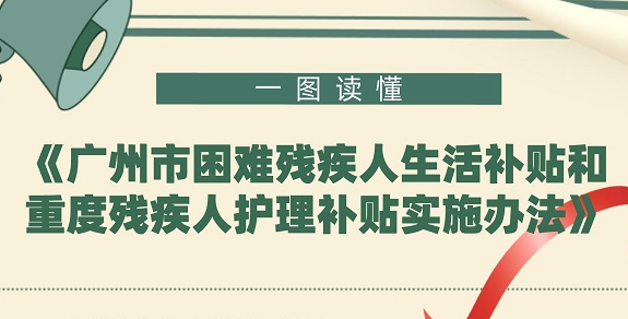 【一圖讀懂】《廣州市困難殘疾人生活補貼和重度殘疾人護理補貼實施辦法》