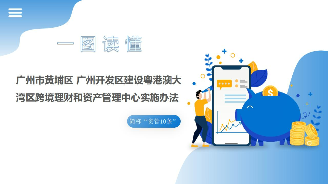 【一圖讀懂】《廣州市黃埔區、廣州開發區建設粵港澳大灣區跨境理財和資產管理中心實施辦法》政策解讀