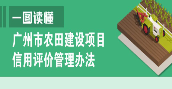 【一圖讀懂】廣州市農(nóng)業(yè)農(nóng)村局關(guān)于印發(fā)廣州市農(nóng)田建設(shè)項目信用評價管理辦法（試行）的通知