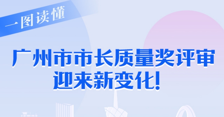 【一圖讀懂】廣州市市長質(zhì)量獎(jiǎng)評(píng)審迎來新變化！