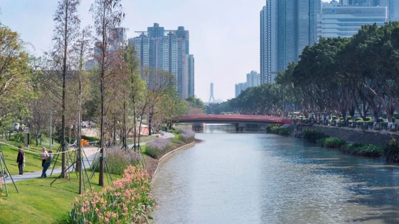 廣州再添一處高品質碧道！花地灣公園一期全面開放
