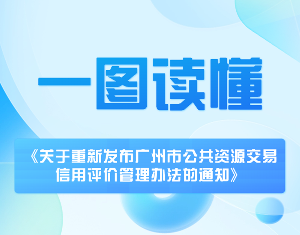 【一圖讀懂】《廣州市人民政府辦公廳關(guān)于重新發(fā)布廣州市公共資源交易信用評(píng)價(jià)管理辦法的通知》圖文解讀