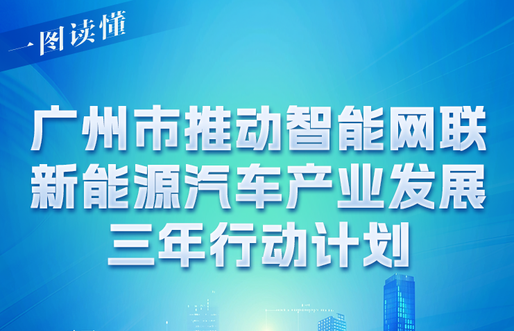 【一圖讀懂】《廣州市推動智能網聯新能源汽車產業發展三年行動計劃》
