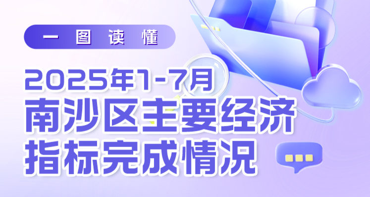 一圖讀懂2025年1-7月南沙區(qū)主要經(jīng)濟(jì)指標(biāo)完成情況