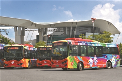 全運主題巴士炫彩亮相